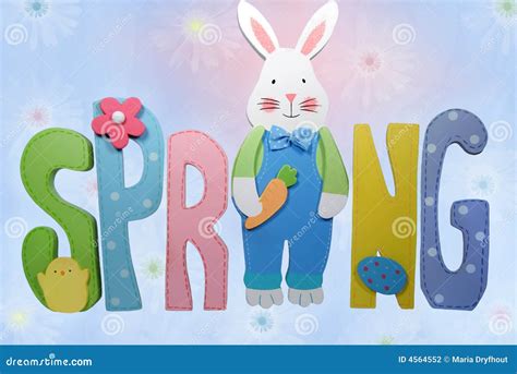 Spring Is Here Stock Illustration Illustration Of Pretty 4564552