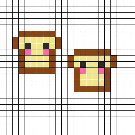 Kawaii Gifts Kawaii Pixel Art Grid Easy