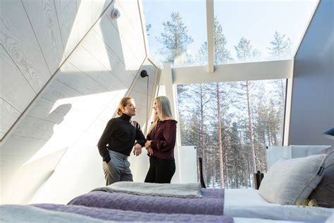 Romantic Getaway In Glass Resort Finnish Lapland Glass Apartment