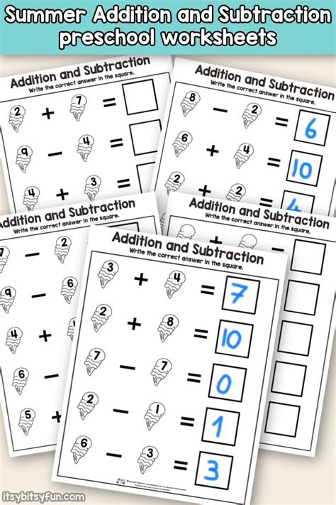 Whats The Answer Addition And Subtraction Worksheets 99worksheets