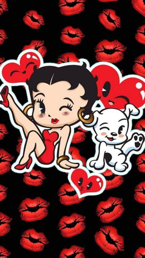 Glitter Betty Boop Wallpaper Wallpapertag Hot Sex Picture