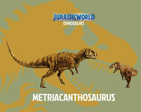 Jurassic World Metriacanthosaurus Jurassic World Movie Art Dinosaur