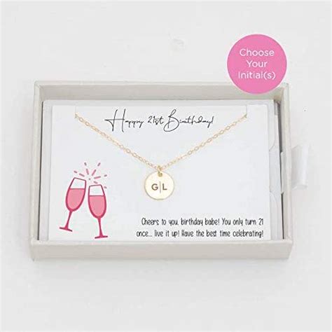 A girl's 21st birthday is a very special occasion and one that should be celebrated appropriately. Amazon.com: 21st Birthday Gift for Her, Personalized Gold ...