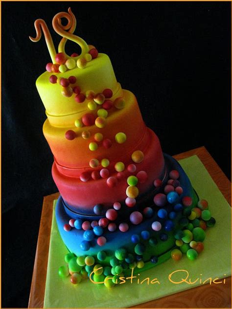 Colors Cake Decorated Cake By Cristina Quinci Cakesdecor
