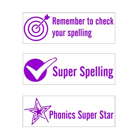 3 In 1 Spelling Stamp Stack Superstickers