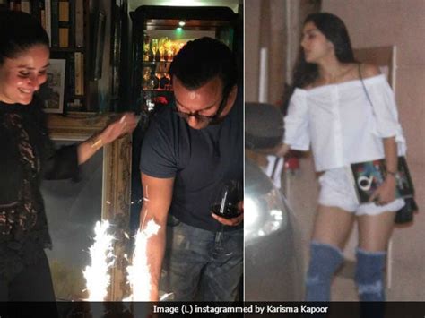 Saif Ali Khans Birthday Party Kareena Kapoors Nude Lips Saras Denim Boots Soon To Trend