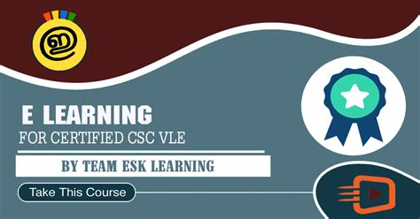 Course For Csc Vle Esk Learning