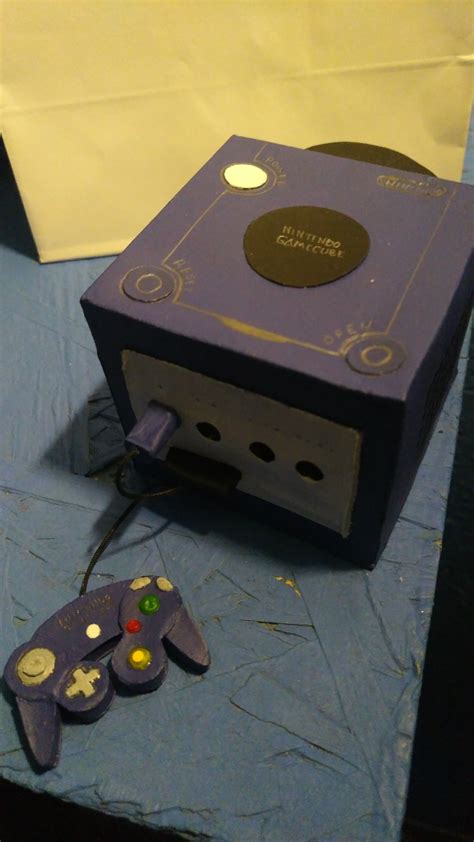 Paper Gamecube I Made Gaming Products Gamecube Party Setup