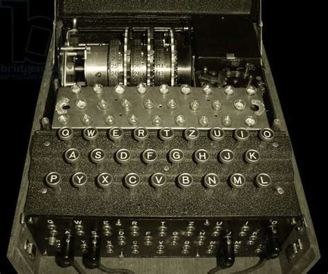 Image Of Enigma Cipher Machine With Three Rotors Photo By European