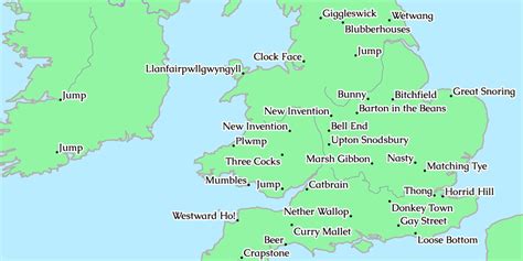 Funny Place Names In Northern Ireland Humor Comittee