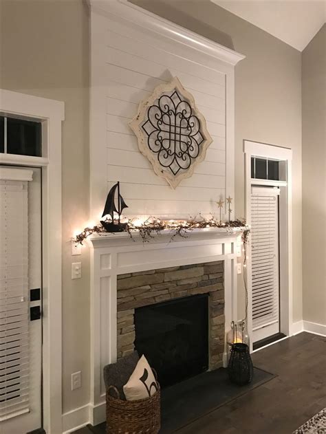 Shiplap Fireplace Home Fireplace Fireplace Remodel Living Room Remodel