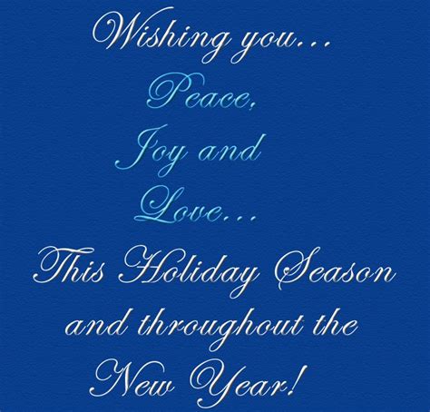 Wishing You Peace Love And Joy