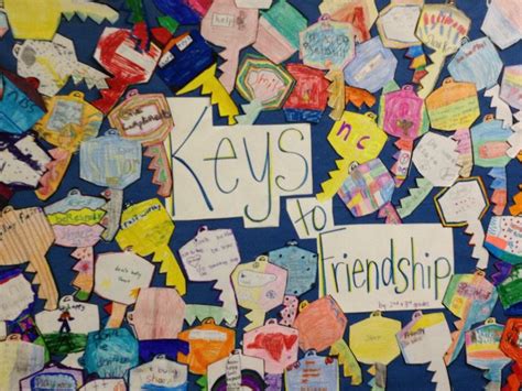 Keys To Friendship Bulletin Board Friendship Theme Friendship