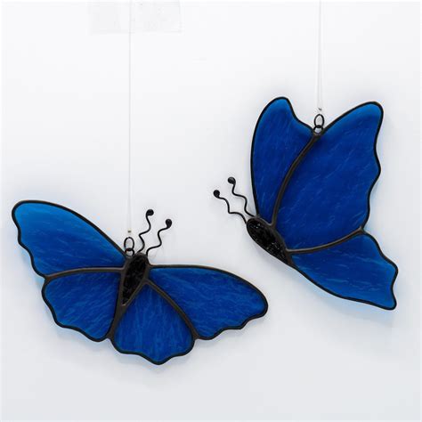 Butterflies Stained Glass Butterflies Stain Glass Blue Butterfly
