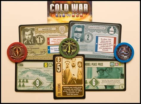 Cold War Cia Vs Kgb 3rd Edition Card Game Rules Of Play