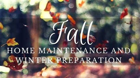 Fall Home Maintenance Tips Autumn Home Home Maintenance Fall Cleaning