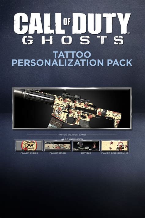 Call Of Duty Ghosts Tattoo Personalization Pack For Xbox One 2014