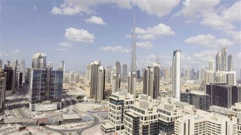 Dubai December 12 2016 Aerial View Of Downtown Dubai Dubai Stock