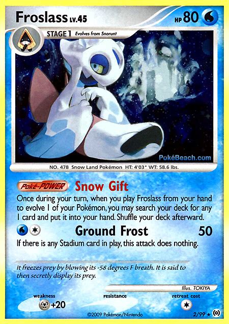 Froslass Arceus Pokemon Card Review Primetimepokemon S Blog