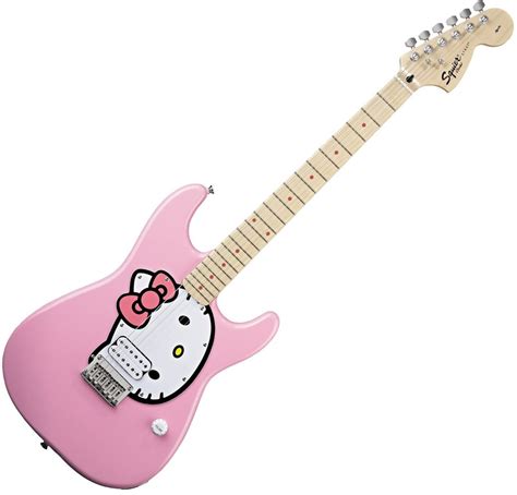Squier Hello Kitty Stratocaster Electric Guitar Zzounds