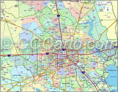 Harris County Texas Zip Code Map Get Latest Map Update