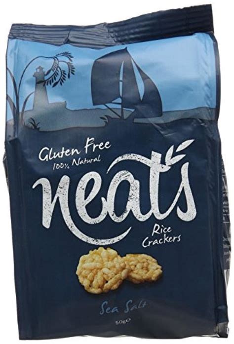 Neats Rice Crackers With Sea Salt 50g Approved Food