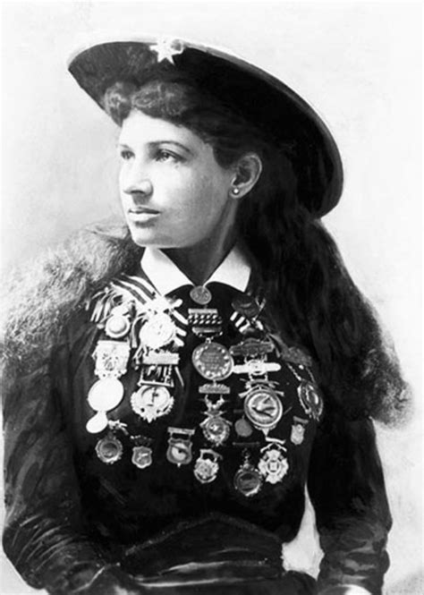 Oakley had a unique combination of speed and accuracy in her shooting, and with the help of buffalo bill's coaching, she became an expert performer as well. Annie Oakley Shooting | www.tapdance.org