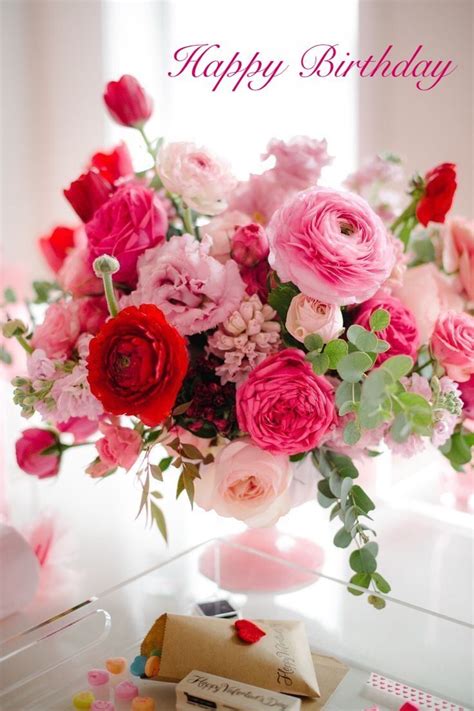 Find images of birthday flowers. happy birthday flowers | Birthday flowers, Happy birthday ...