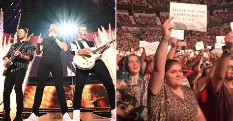 Fans Held Up Signs During The Jonas Brothers Nashville Show Popsugar