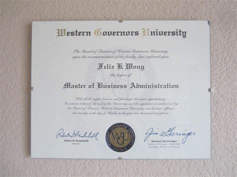 How I Did An Mba In 45 Months At Western Governors University