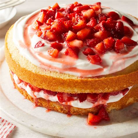 Strawberry Shortcake Cake Recipe Eatingwell