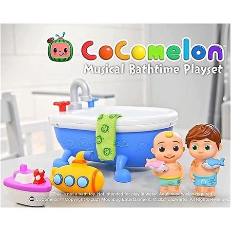 Cocomelon Musical Bathtime Playset ココメロン ミュージカルバスタイム プレイセット Jj＆トムトム