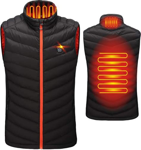 Heated Vest Heating Clothing Usb Rechargeable Heated Waistcoat Gilet