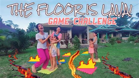 The Floor Is Lava Game Challenge Using Color Blocks Youtube