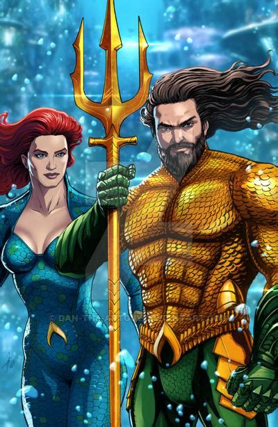 Fanart Aquaman And Mera By Dan The Artguy Rdccinematic