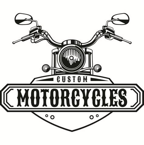 Motorcycle Logo 1 Handle Bars Light Custom Bike Biker Image 0