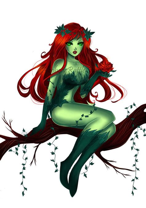 Poison Ivy Poison Ivy Gotham Villains Comic Art