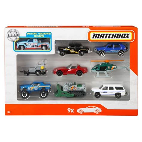 Matchbox 9 Car Collector T Pack Styles May Vary Car Play Vehicles