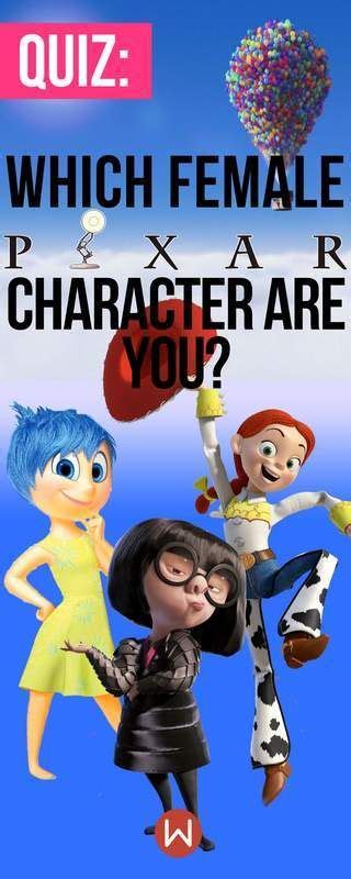 Pixar Quiz Which Female Character Are You Disney Quiz Disney