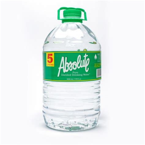 The reason tap water is not similarly acidic is that. Absolute Distilled Water 5 Liters | Bohol Grocery