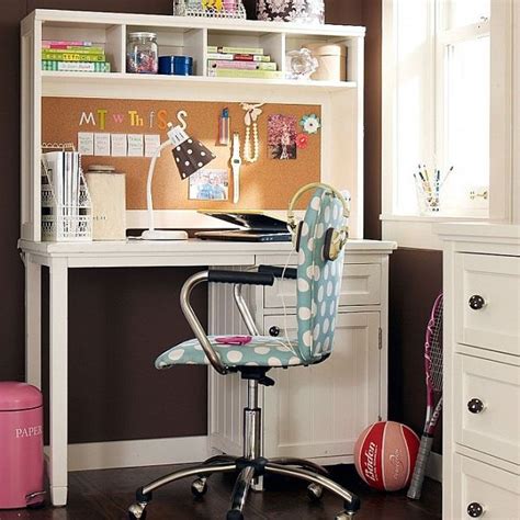 A corner (especially with a window) can make a cozy spot for a desk, and you can feel good knowing you've put every inch of space to work. Inspiration:15 office design ideas for teen boys and girls