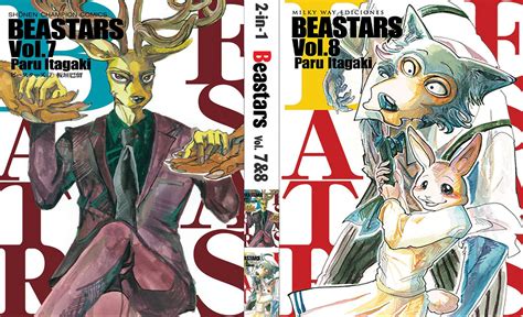 Beastars Volumes 7and8 Frontback Cover Manga Covers Anime Printables