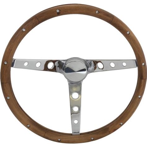 Grant Steering Wheel 15 Wood 3 Spoke Mustang Depot