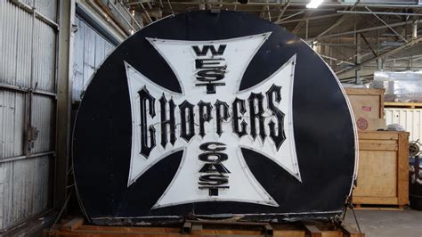 West Coast Choppers Double Sided Neon Sign K78 Anaheim 2013