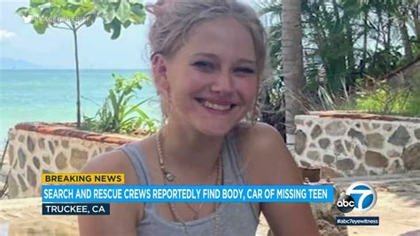 Search And Rescue Group Believes Theyve Found Car Body Of Missing Teen Kiely Rodni In Ca