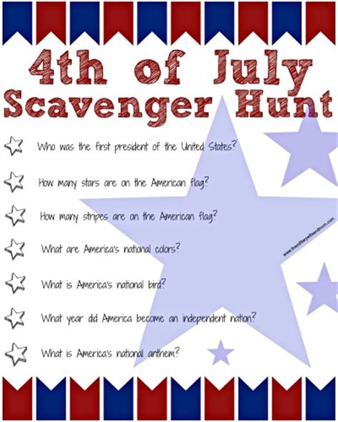 I used that historical knowledge to whip up some free printable 4th of july trivia for you. 18 Informative 4th of July Trivia | KittyBabyLove.com