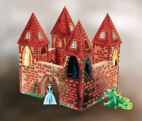 Fairytale Paper Castle Kit Downloadable And Printable Pdf Etsy