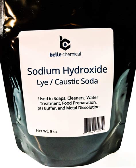 Buy Sodium Hydroxide Pure Food Grade Caustic Soda Lye 8 Ounce Online At Desertcartuae