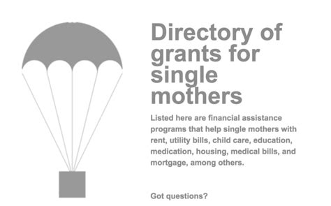 Grant Directory For Single Mothers — Next Distro