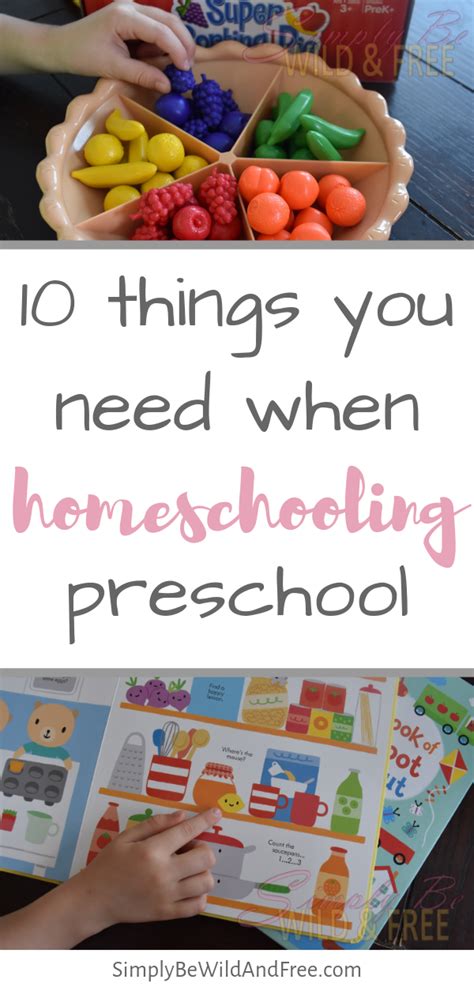 10 Simple Preschool Activities And Must Haves Homeschool Preschool